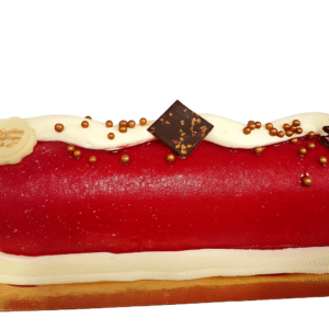 N°3 Panna cotta & vanille-ijs in Framboos